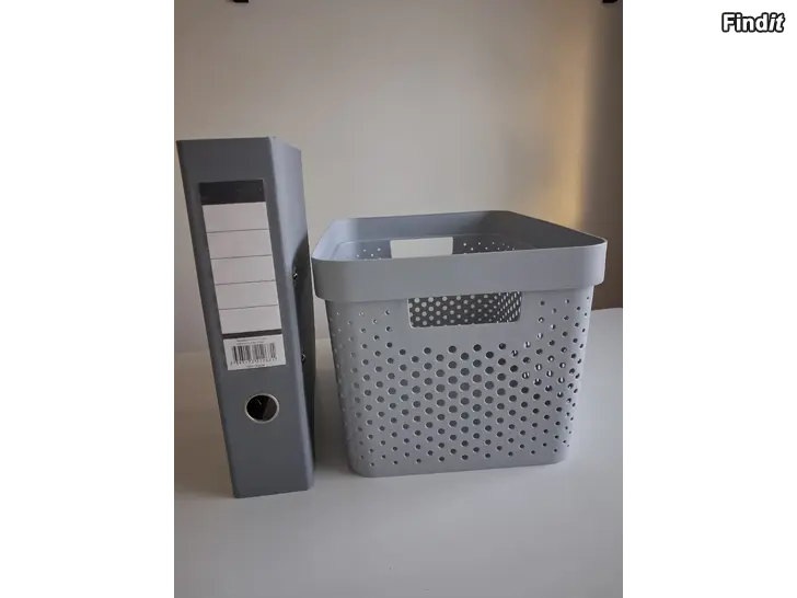 Säljes förvaringslåda och ny mapp