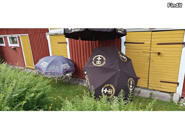 Myydään Terassivarjot voi käyttää sateellakin