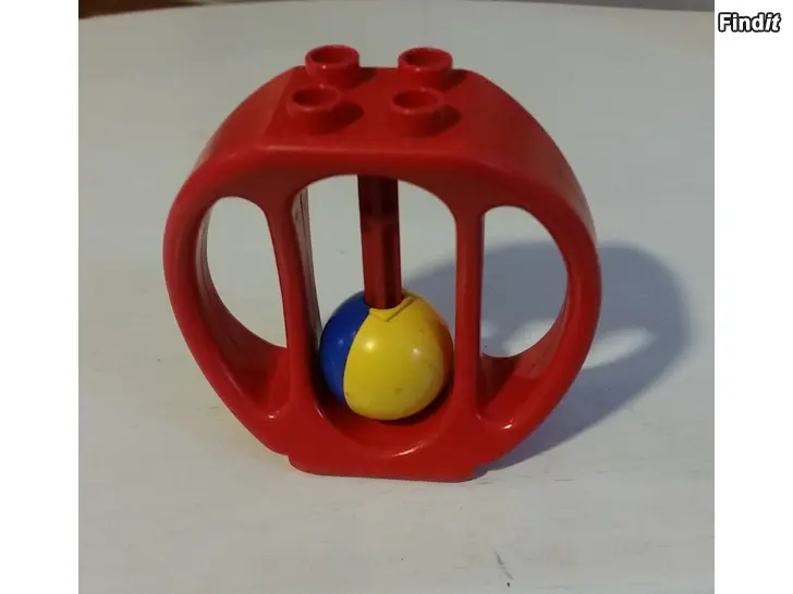 Myydään Vintage Lego Duplo helistin punainen 4e