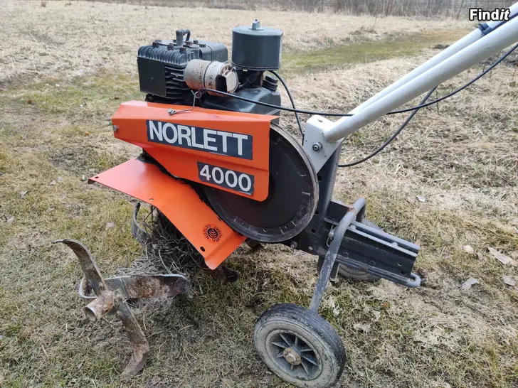 Säljes Norlett jordfräs