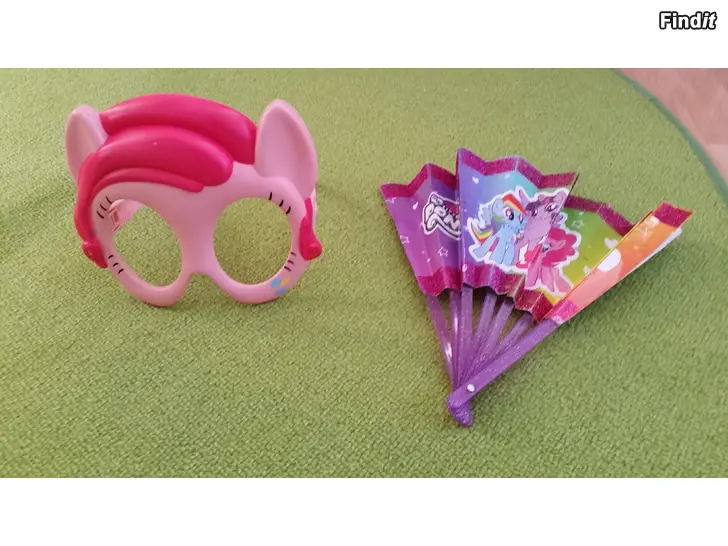 Myydään My Little Pony naamari ja viuhka  -hinta 3e