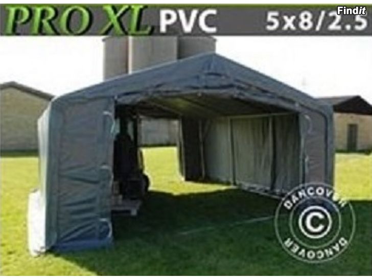 Myydään Lagertält  PRO 5 x 8 x 2,5 x 3,89 m XL 500 g/m² PVC