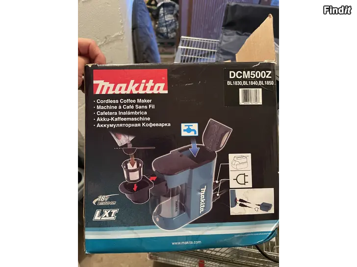 Myydään Kaffemaskin Makita DCM500Z