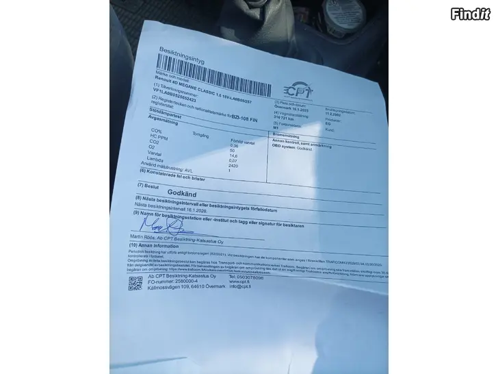 Säljes Renault Megane