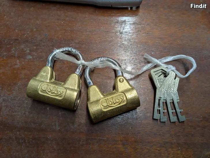 Säljes 2 Abloy hänglås. Munalukko