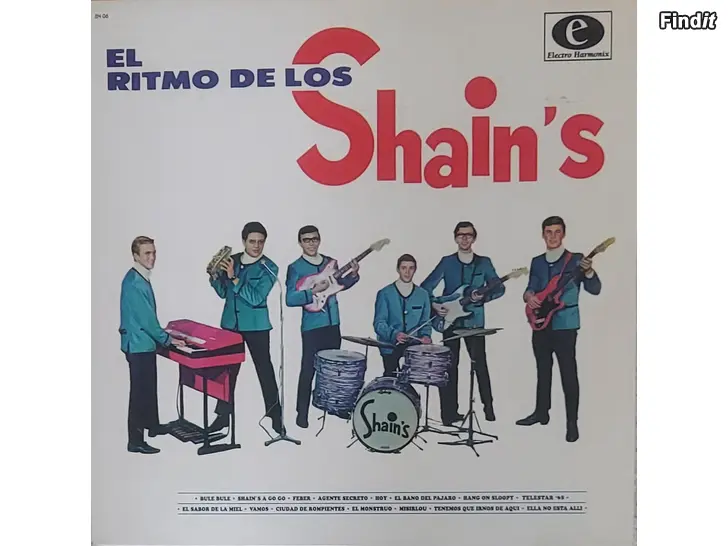 Myydään Los Shains vinyyli