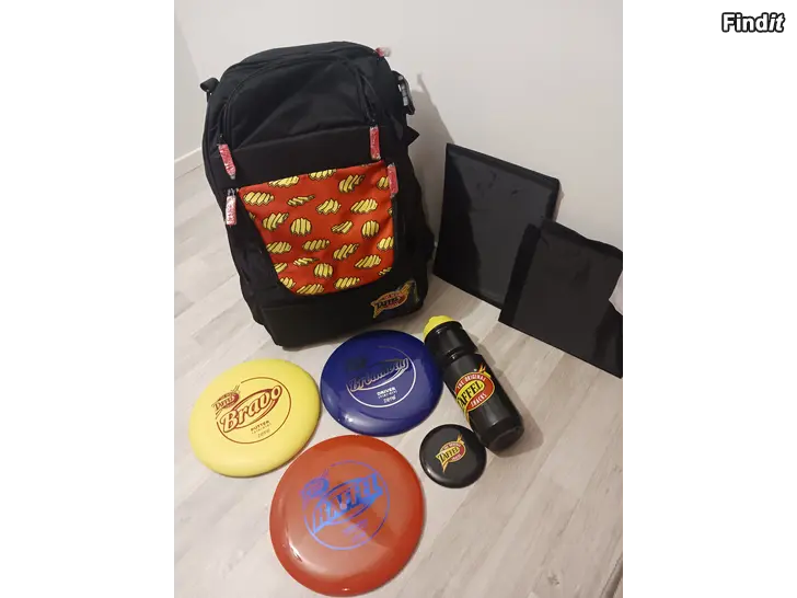 Myydään Uusi Taffel frisbeegolf setti