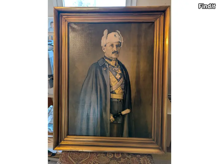 Säljes Oljetryck av Mannerheim