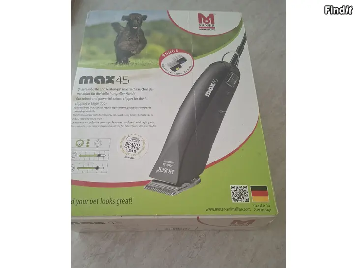 Säljes Moser Max 45 hundtrimmer