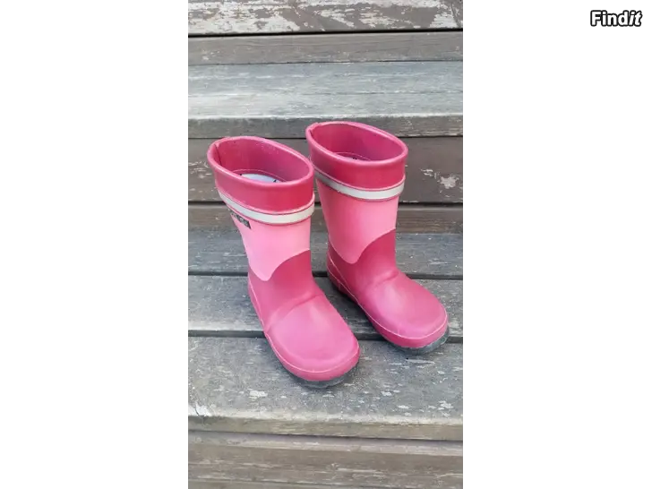Myydään Nokia kumisaappaat Vikla koko 24 kirsikka/pinkki -hinta 10e