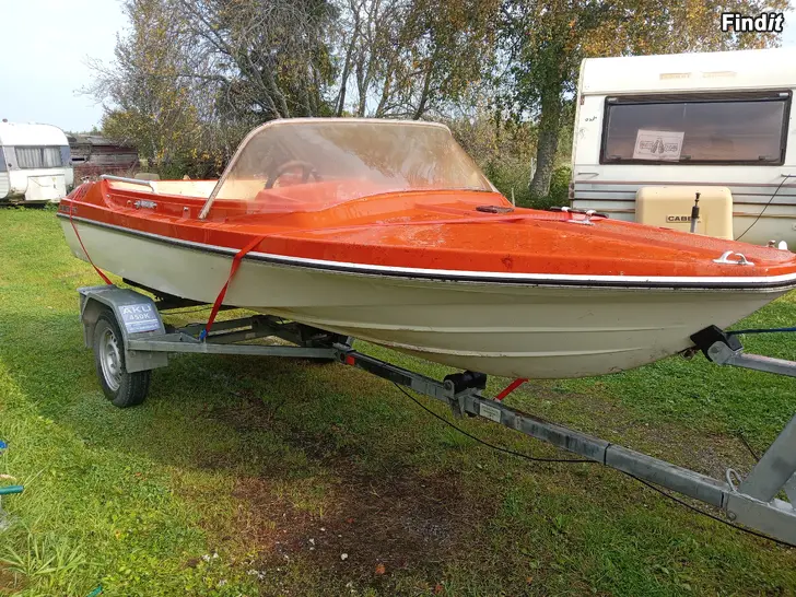 Myydään Maritim 420T finnsport + evinrude tai johnson 20hp retrokone  tai 25hp evinrude