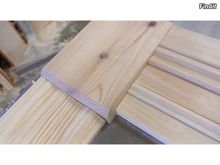 Säljes Här hyvlas golvplankor, lister och paneler