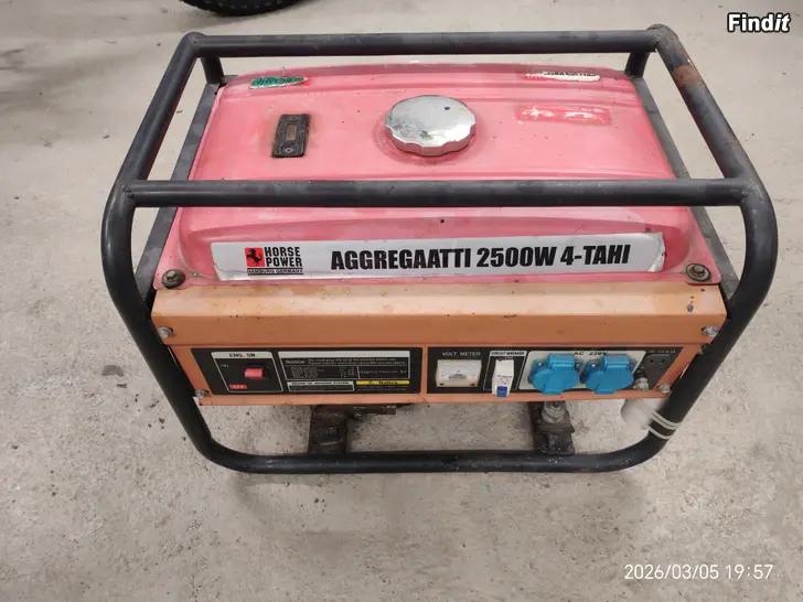 Myydään Agregaatti 2500W