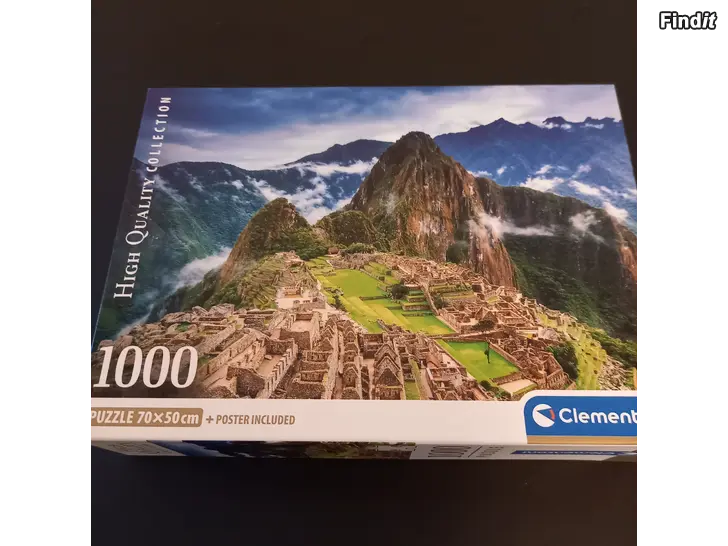 Myydään Clementoni Palapeli 1000 palaa, Machu Picchu