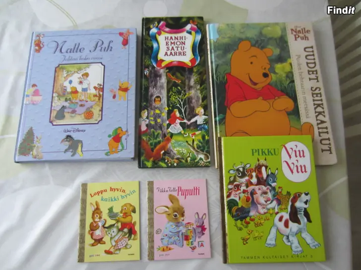 Säljes Nalle puh ym kirjoja yhdessä myyntiin