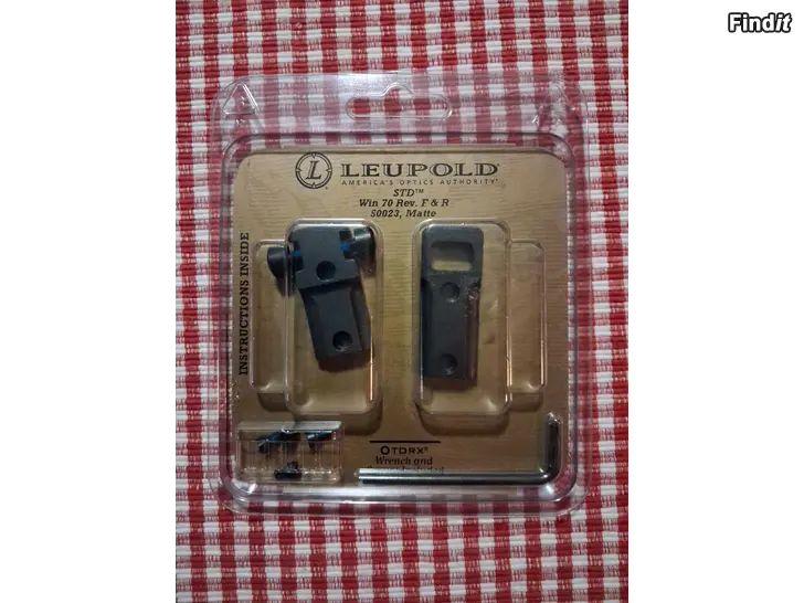 Myydään Leupold STD Win 70 Rev FR Kiikaritähtäimen jalustasarja