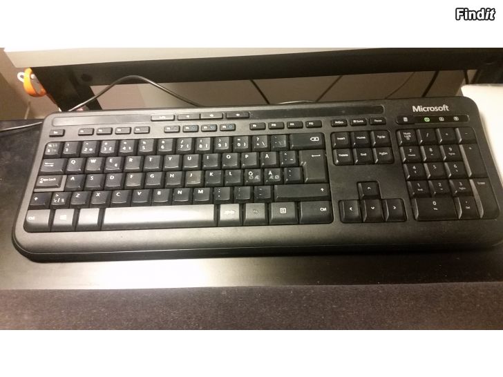 Säljes Microsoft 600 USB näppäimistö langallinen -4e