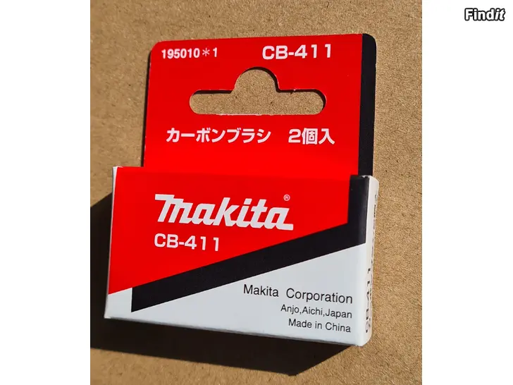 Säljes Makita kolborstar  CB-411   195010-1    9x6 mm