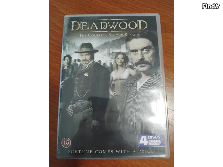 Myydään Deadwood 4 levyä DVD