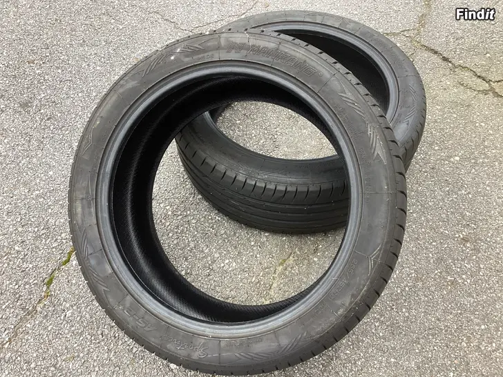 Myydään 265/45-21 Nankag pintaa 5,5mm 2 kpl