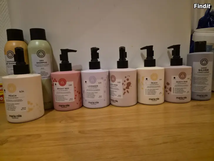 Säljes Maria Nila produkter