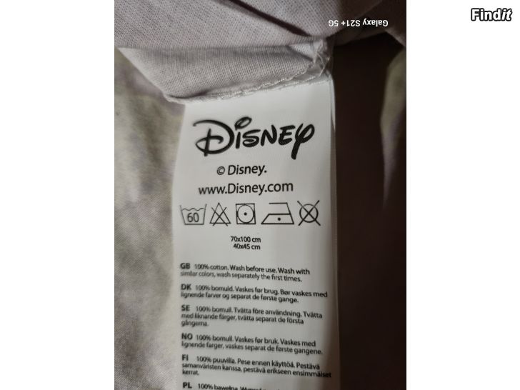 Säljes Walt Disney pussilakanasetti