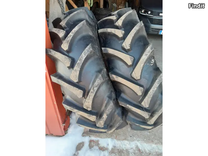 Myydään 2kpl 14,9-28 8PR Ascenso renkaat