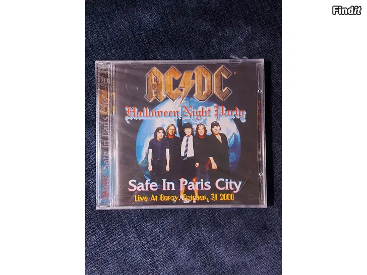 Säljes AC/DC Safe In Paris City 2-CD Live in Bercy 31.10.2000