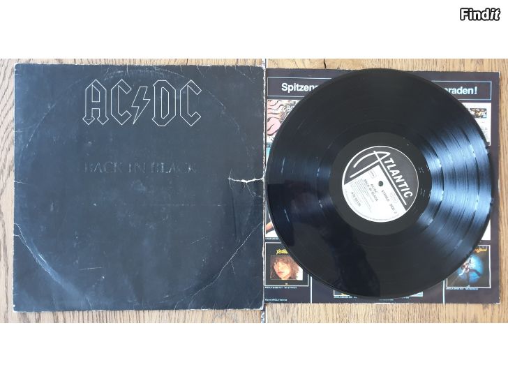 Säljes AC/DC, Back in black Club edt. Vinyl LP SOLD