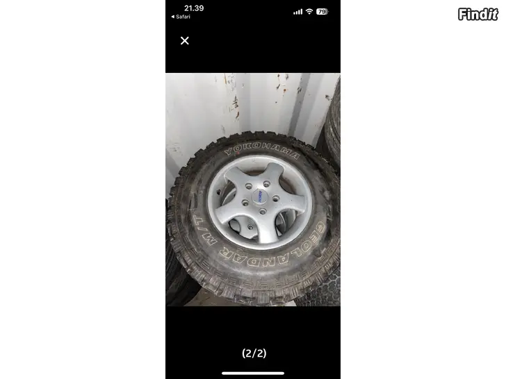 Myydään Mercedes G460 maastorenkaat ja aluvanteet