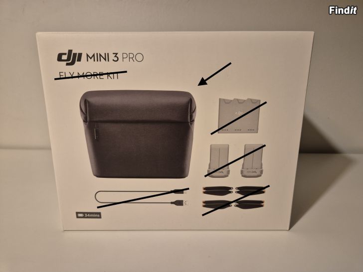 Säljes Original DJI-väska för DJI Mini 3, Mini 3 Pro, Mini 4 Pro