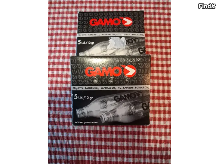 Myydään Camo CO2 kaasupatruunat