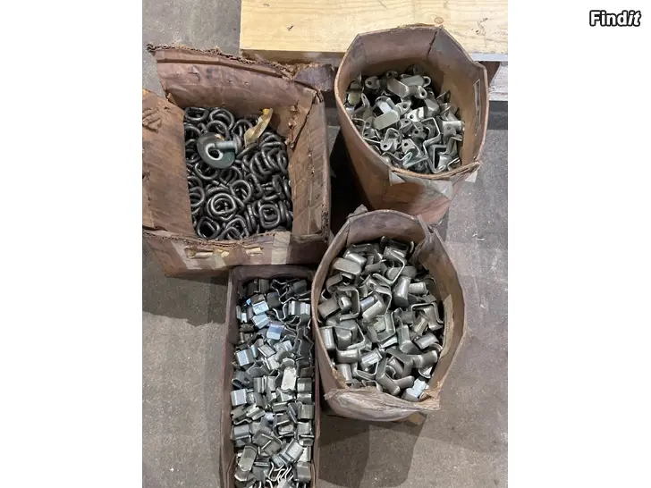 Säljes Metalldelar och fästen