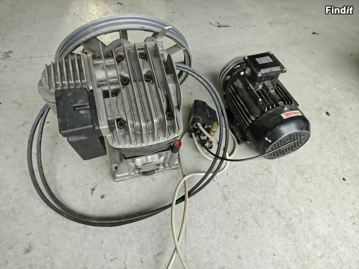Säljes Kompressor block och elmotor till salu