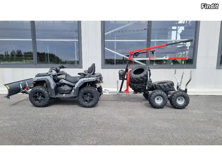 Säljes CFMOTO CForce 1000XC 2024 + Ultratec timmervagn  komplett paket för arbete och fritid