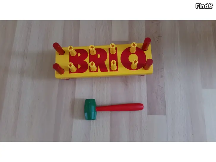 Myydään Brio hakka ja vasara kelt-pun -7e