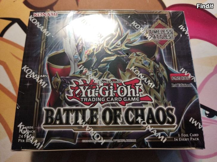Säljes Yu-gi-oh Battle of Chaos booster box