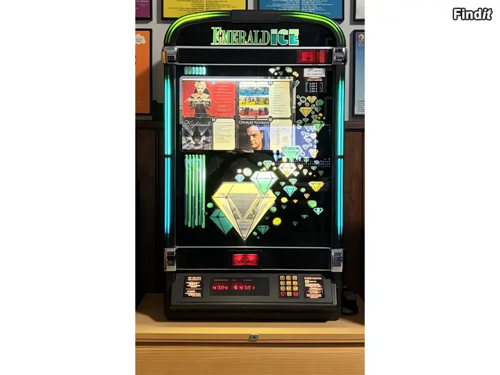 Myydään NSM Emerald Ice jukebox cd-levyineen