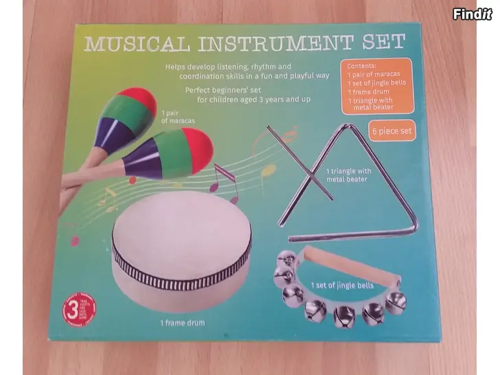 Myydään Musiikki soitinsetti 6 eri osaa -hinta 15e