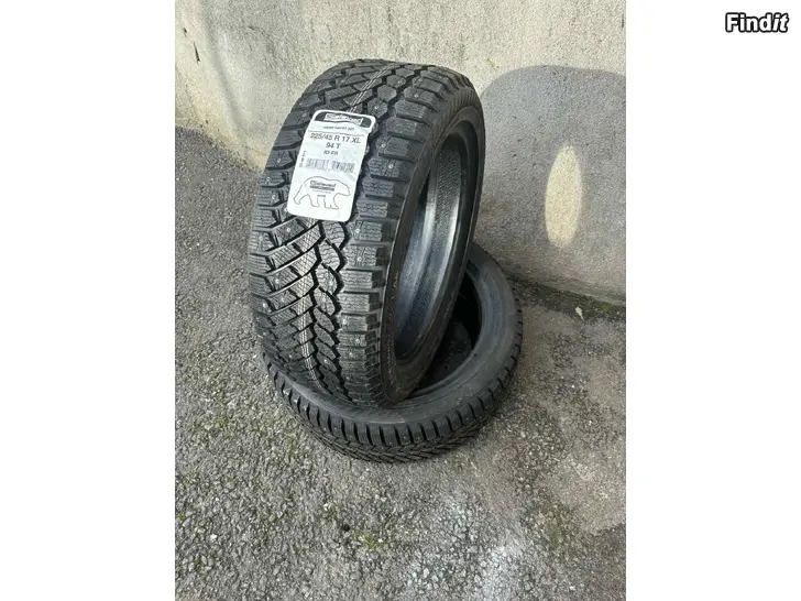 Myydään 225/45/17 ny gislaved 2styck