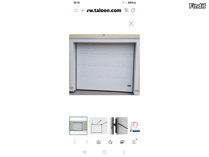 Säljes GARAGE LYFTDÖRR SÄLJES