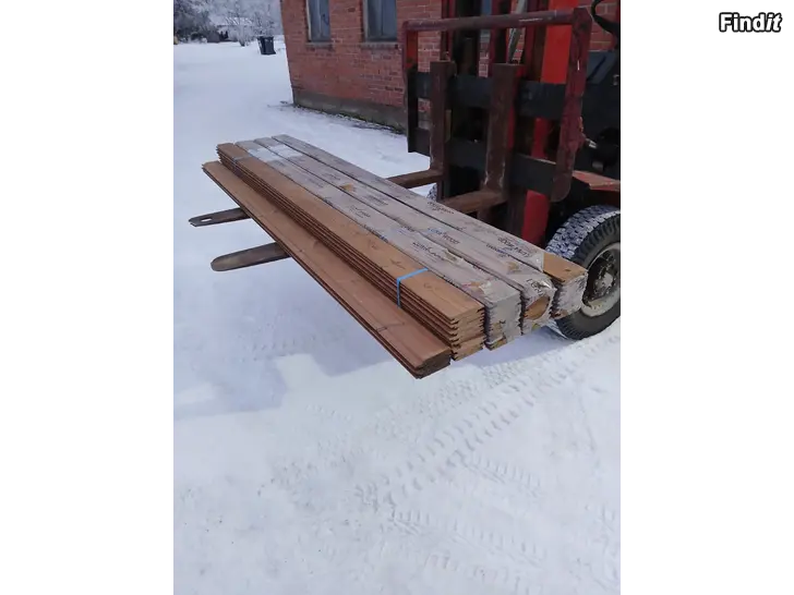 Säljes 73,5 m  ca 6 m² värmebehandlad panel 15x92x2100