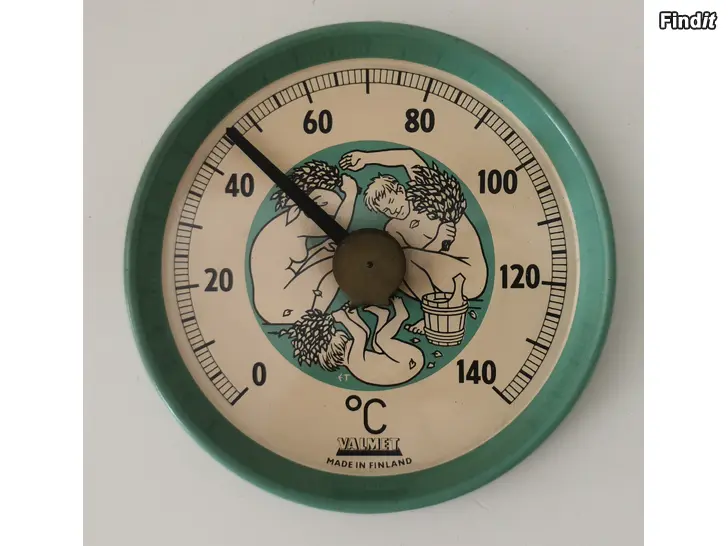 Säljes Retro bastu termometer. VALMET