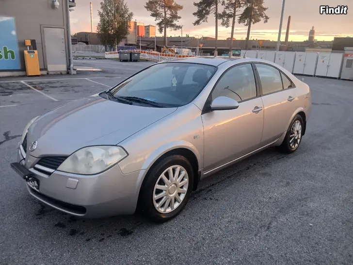 Myydään Nissan primera 1.6 sedan nybesiktad