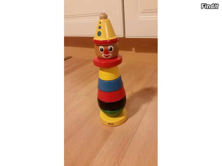 Säljes Brio klovni 30120 pinottavat palikat 10e