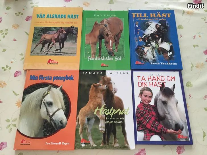 Säljes Diverse hästböcker o. tidningar