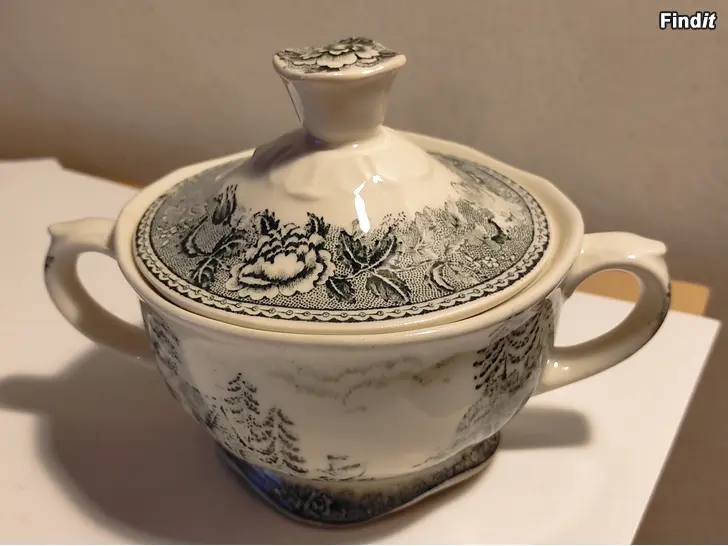 Myydään Arabia Maisema sokerikko, Valmistettu 1939-75