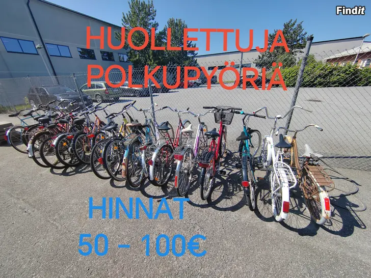 Myydään Polkupyöriä huollettuja