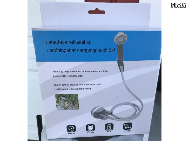 Säljes Ladattava retkisuihku