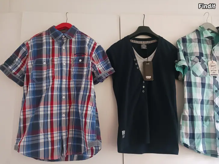 Säljes Poikien/miesten paitoja 6kpl/kauluspaidat/T-paita